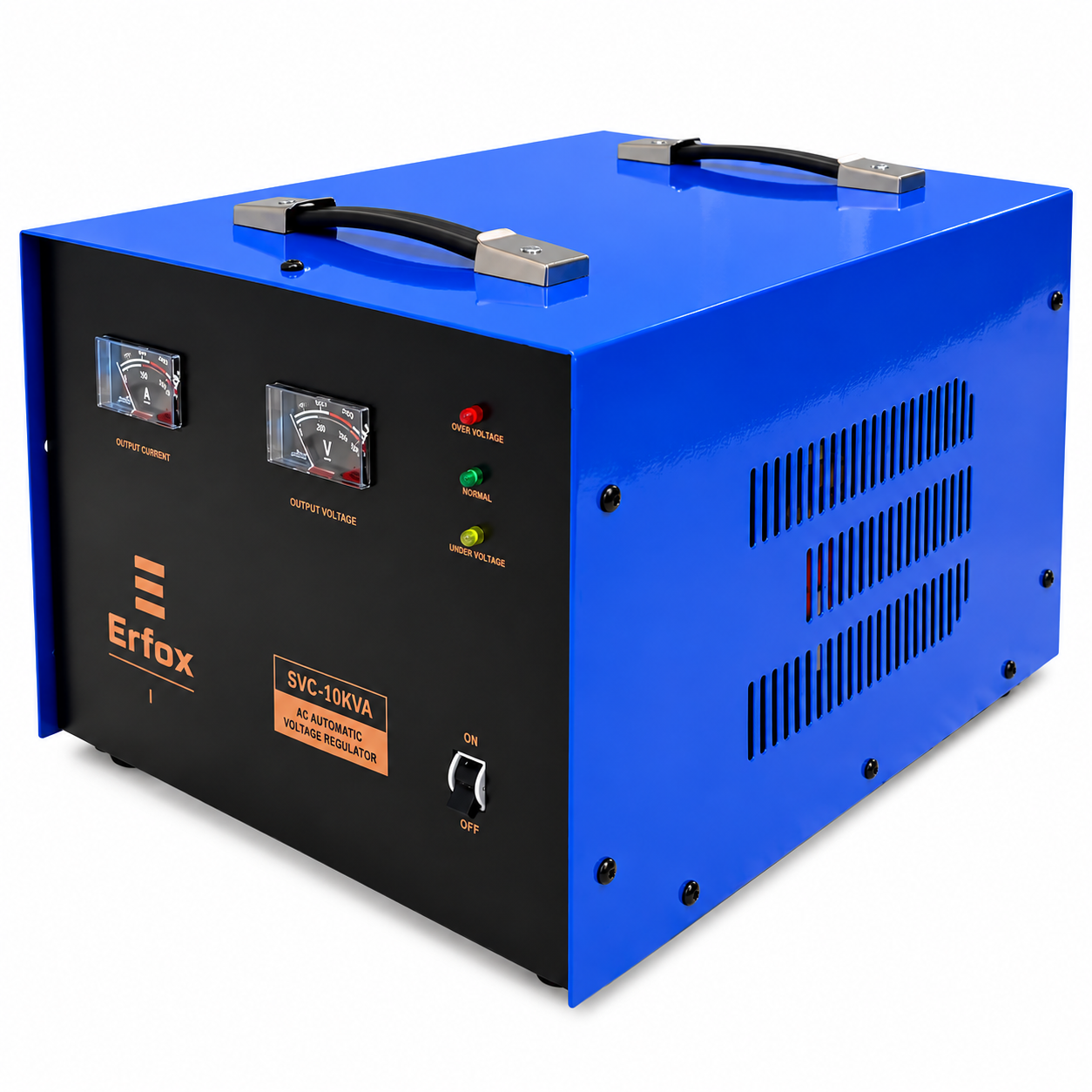 Estabilizador de Voltaje Servomotor Monofásico SVC 10000W ERFOX