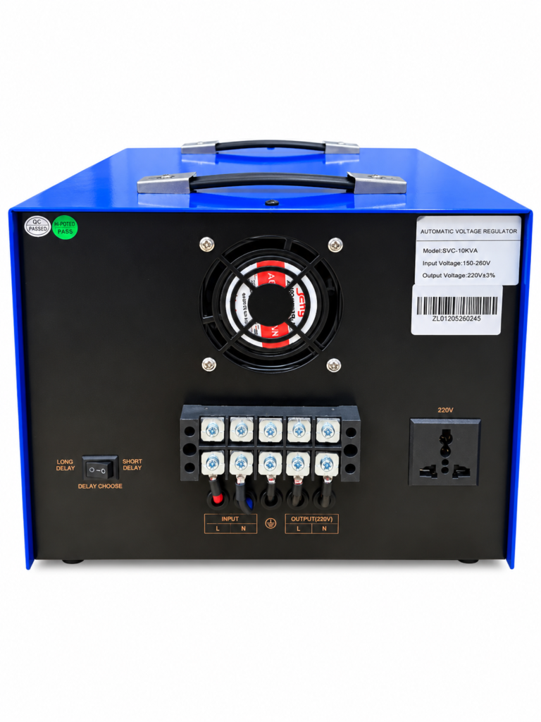 Estabilizador de Voltaje Servomotor 10KVA ERFOX