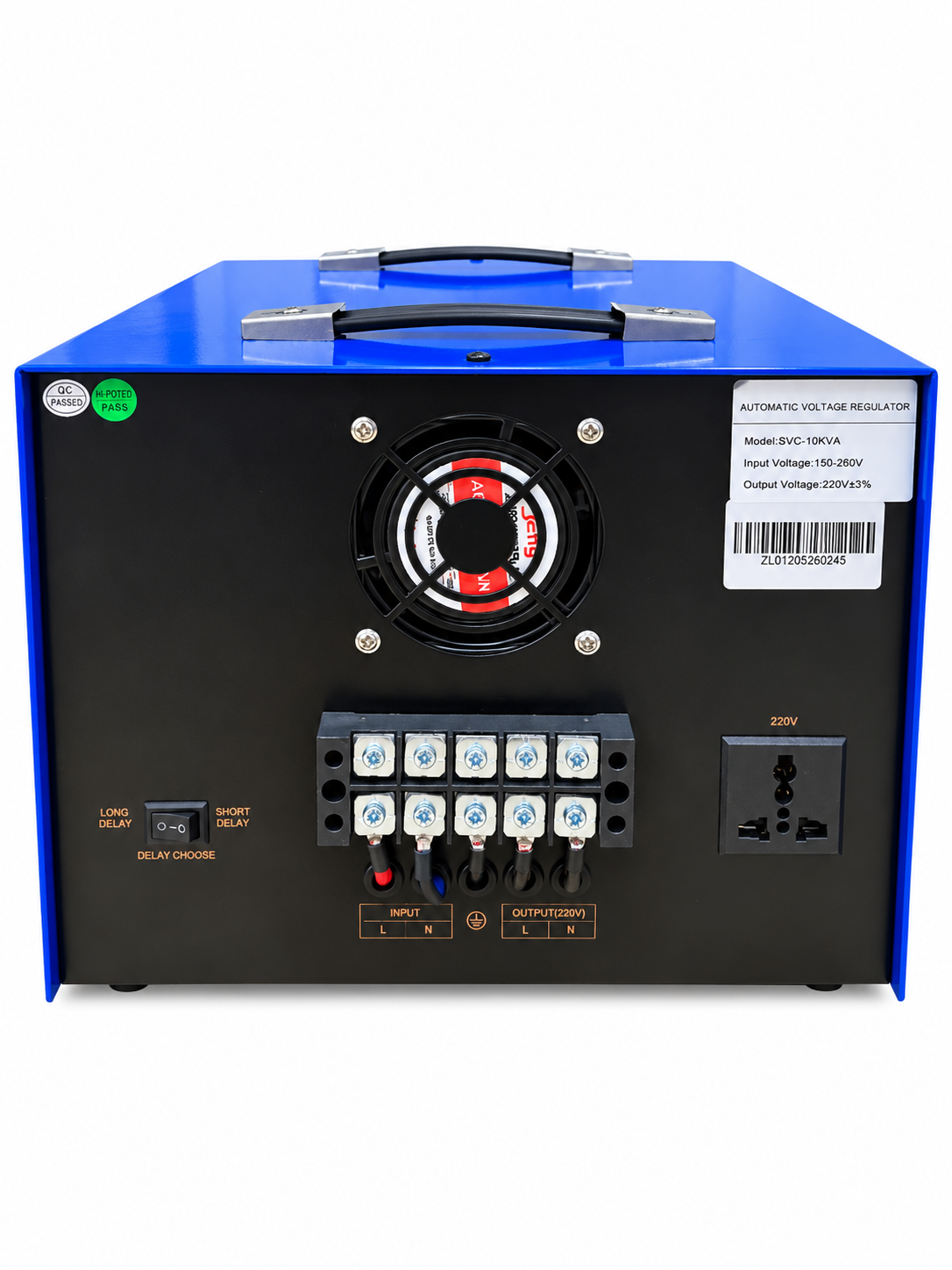 Estabilizador de Voltaje Servomotor 10KVA ERFOX
