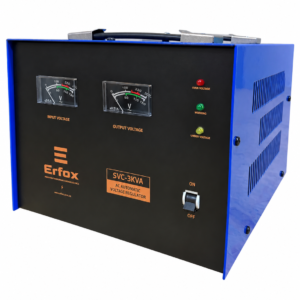 Estabilizador de Voltaje Servomotor 3KVA ERFOX