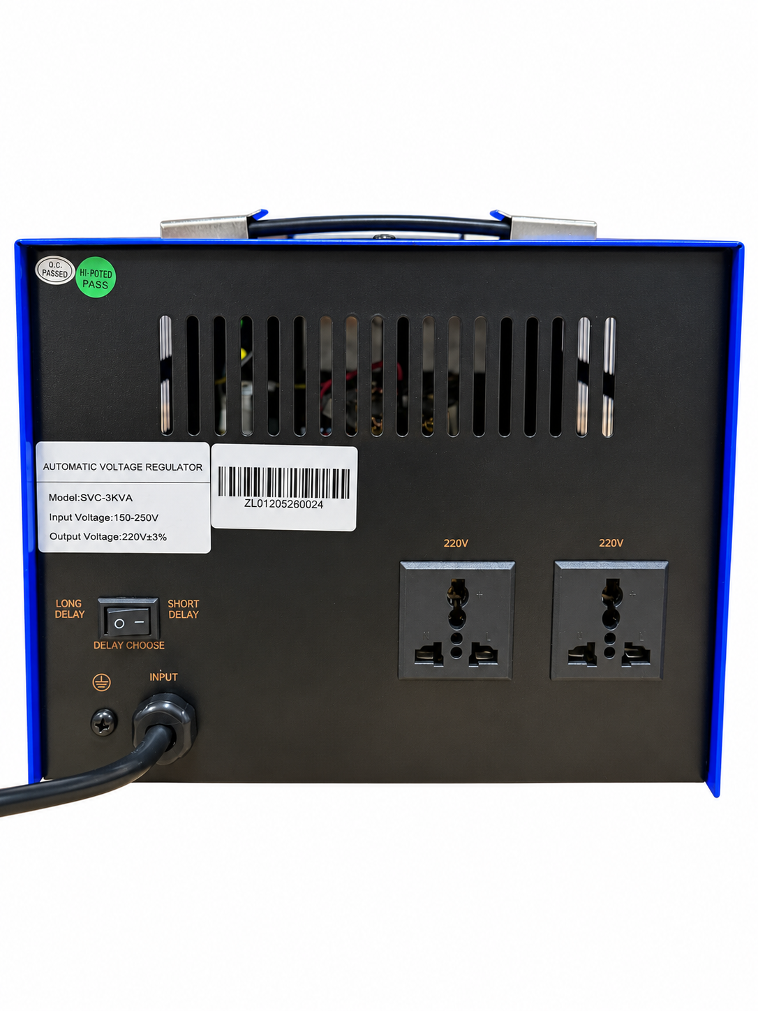 Estabilizador de Voltaje Servomotor 3KVA ERFOX - Imagen 2